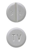 Pill TV 3 L White Round is Liothyronine Sodium