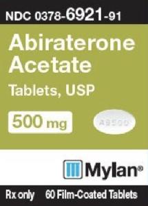Abiraterone acetate 500 mg M AB500
