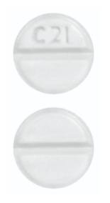 Pill C21 White Round is Baclofen