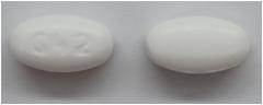 Pill G42 White Oval is Metformin Hydrochloride Extended-Release