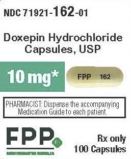 Pill FPP 162 Beige Capsule/Oblong is Doxepin Hydrochloride