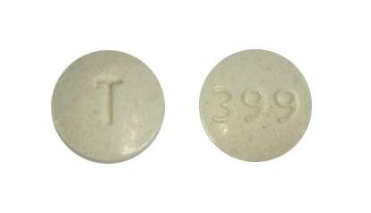 Pill T 399 Beige Round is Potassium Citrate Extended-Release