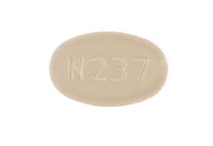Pill N237 White Oval is Levorphanol Tartrate