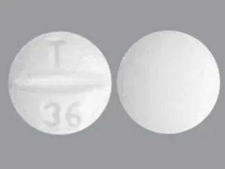 Pill T 36 White Round is Phenobarbital