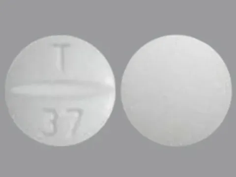 Pill T 37 White Round is Phenobarbital