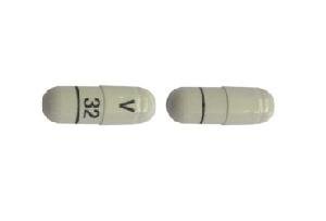 Pill V 32 White Capsule/Oblong is Droxidopa