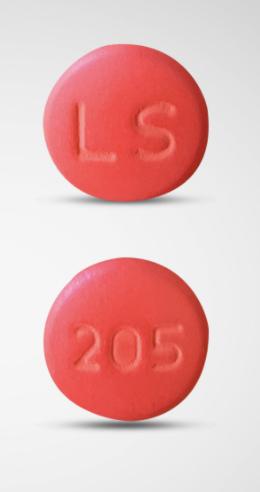 Pill LS 205 Orange Round is Amitriptyline Hydrochloride