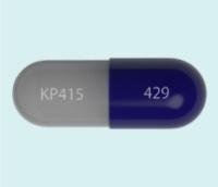 Pill KP415 429 Blue & Gray Capsule-shape is Azstarys