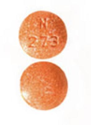 Pill N 273 Orange Round is Fluphenazine Hydrochloride