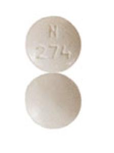 Pill N 274 White Round is Fluphenazine Hydrochloride