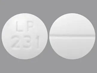 Pill LP 231 White Round is Aminocaproic Acid