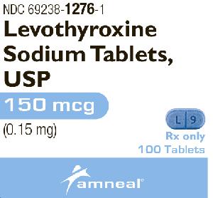 Levothyroxine sodium 150 mcg (0.15 mg) A N L 9