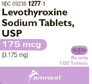 Levothyroxine sodium 175 mcg (0.175 mg) A N L 10