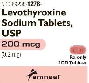 Levothyroxine sodium 200 mcg (0.2 mg) A N L 11