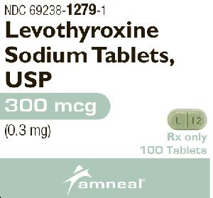 Levothyroxine sodium 300 mcg (0.3 mg) A N L 12