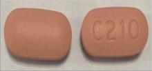 Pill C210 Pink Oval is Efavirenz, Emtricitabine and Tenofovir Disoproxil Fumarate