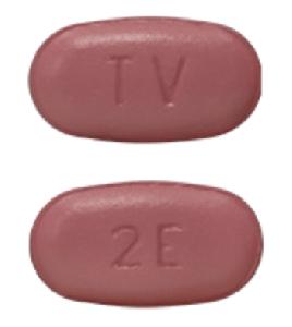 Pill TV 2E Pink Oval is Erythromycin