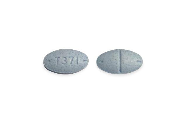 Pill T371 Blue Oval is Amphetamine and Dextroamphetamine