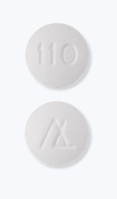 Pill AL 110 White Round is Darifenacin Hydrobromide Extended-Release