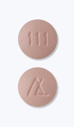 Pill AL 111 Pink Round is Darifenacin Hydrobromide Extended-Release