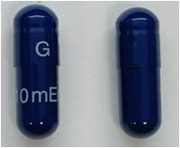 Pill G 10 mEq Blue Capsule/Oblong is Potassium Chloride Extended-Release