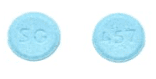 Carbidopa and levodopa 10 mg / 100 mg SG 457