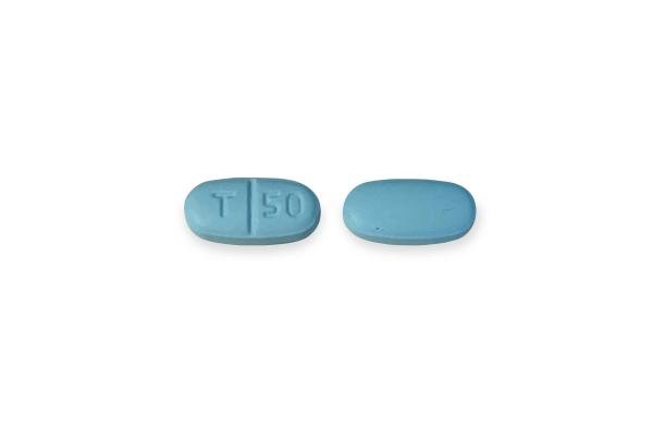 Sertraline hydrochloride 50 mg T 50