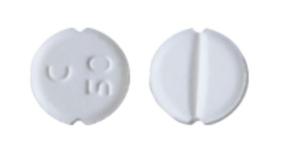 Pill C 50 White Round is Chlorthalidone