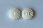 Pill L 516 White Round is Lurasidone Hydrochloride