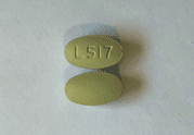 Pill L 517 Green Oval is Lurasidone Hydrochloride