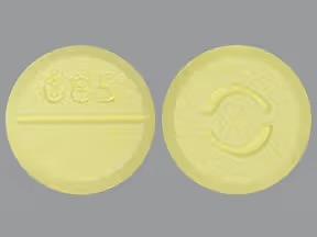 Pill O 685 Yellow Round is Primidone