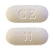 Pill CE 11 White Capsule/Oblong is Ciprofloxacin Hydrochloride