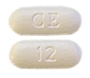 Ciprofloxacin hydrochloride 750 mg CE 12