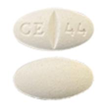 Pill CE 44 White Oval is Benztropine Mesylate