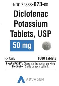 Diclofenac potassium 50 mg Logo E11