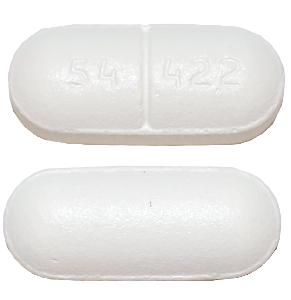 Pill 54 422 is Deferiprone 500 mg