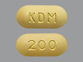 Pill KDM 200 is Rezurock 200 mg