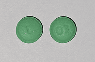 Pill L 03 Green Round is Desipramine Hydrochloride