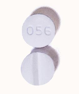 Pill 056 White Round is Prednisone