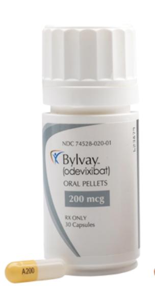 Pill A200 Yellow & White Capsule/Oblong is Bylvay