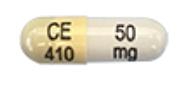 Doxycycline monohydrate 50 mg CE 410 50 mg