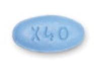 Pill X40 X40 Blue Oval is Xpovio