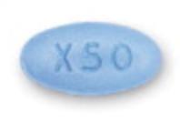 Pill X50 X50 Blue Oval is Xpovio