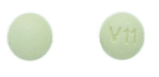 Pill V11 Yellow Round is Paroxetine Extended-Release