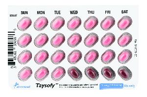 Taysofy ethinyl estradiol 20 mcg / norethindrone acetate 1 mg A3