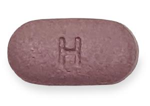 Pill H C 2 Purple Capsule/Oblong is Colchicine