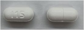 Pill I15 White Capsule/Oblong is Naproxen