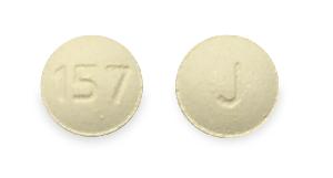 Pill J 157 Yellow Round is Tolterodine Tartrate