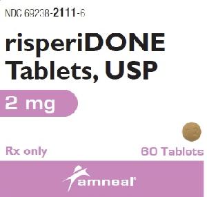 Pill r 2 Orange Round is Risperidone