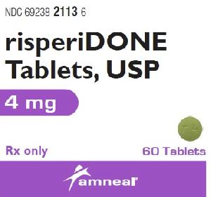 Risperidone 4 mg r 4